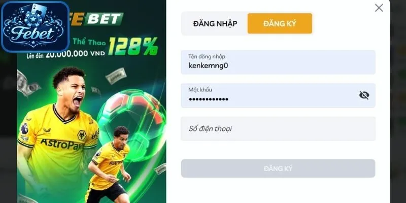 Đăng ký Febet hướng dẫn chi tiết ba bước dễ hiểu