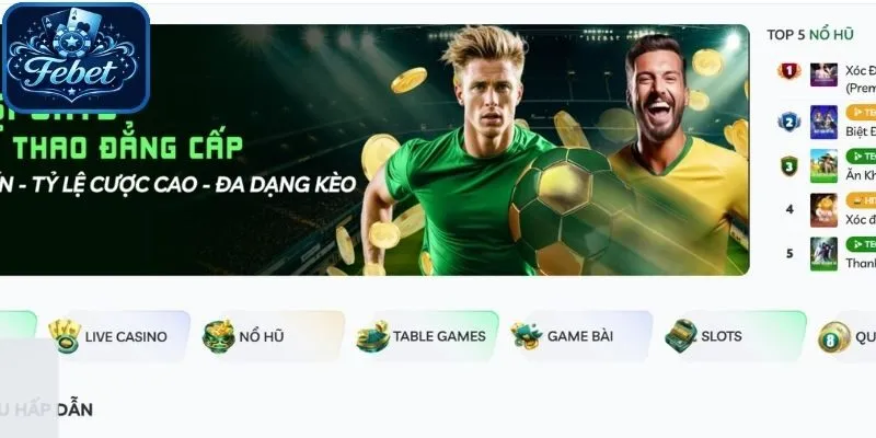 Đăng ký Febet tối ưu thao tác nhanh ổn định vượt trội