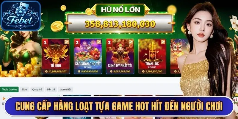 Cung cấp hàng loạt tựa game hot hít đến anh em cá cược