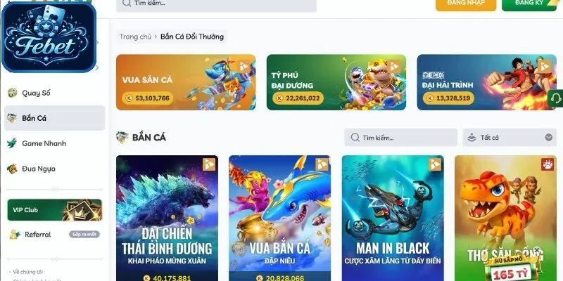 Vài nét thông tin về sảnh game JDB bắn cá Febet hấp dẫn