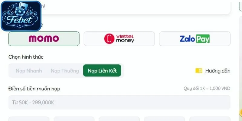 Lợi ích rõ ràng khi nạp tiền Febet hiệu quả