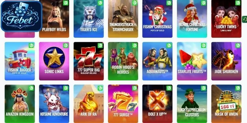 Nhiều game chơi slot đặc sắc