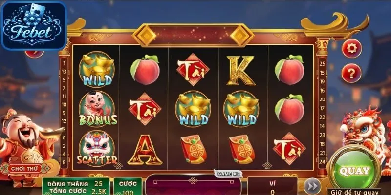 Nổ hũ thần tài Febet có chủ đề hấp dẫn