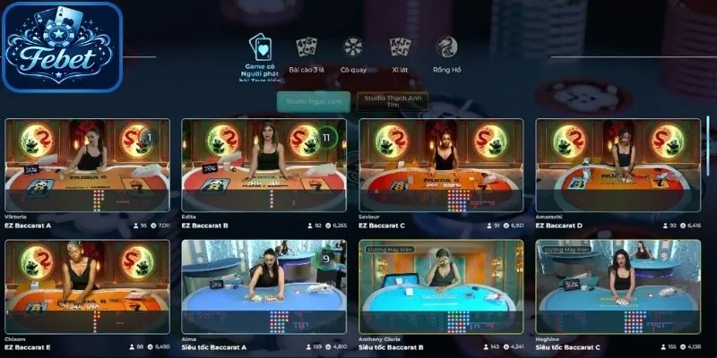 SE casino Febet là sảnh chơi trực tuyến