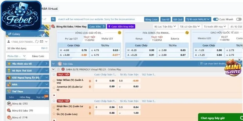 Sơ lược về thể thao SABA Febet