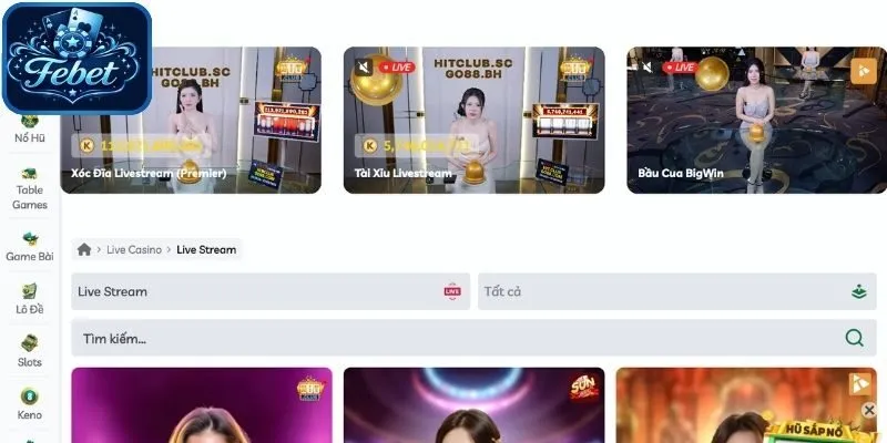 VIA casino Febet có gì mà hấp dẫn đến vậy